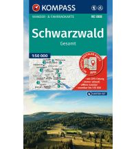 KOMPASS Wanderkarten-Set 888 Schwarzwald Gesamt (4 Karten) 1:50.000 KOMPASS freytag & berndt