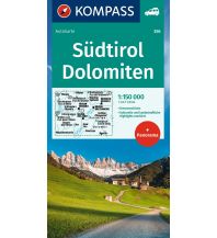 KOMPASS Autokarte Südtirol, Dolomiten, South Tyrol, Dolomites 1:150.000 KOMPASS freytag & berndt