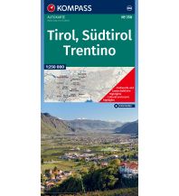 KOMPASS Autokarte Tirol, Südtirol, Trentino/Tirolo, Alto Adige, Trentino 1:250.000 KOMPASS freytag & berndt