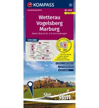 KOMPASS Fahrradkarte 3359 Wetterau, Vogelsberg, Marburg 1:70.000 KOMPASS freytag & berndt