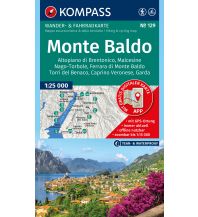 KOMPASS Wanderkarte 129 Monte Baldo, Malcesine, Nago-Torbole, Garda 1:25.000 KOMPASS freytag & berndt
