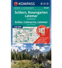 KOMPASS Wanderkarte 651 Schlern, Rosengarten, Latemar, Lavazéjoch / Sciliar, Catinaccio, Latemar, P.so di Lavazé 1:25.000 KOMPASS freytag & berndt