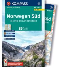 KOMPASS Wanderführer Norwegen Süd, von Oslo bis zum Romsdalen, 80 Touren mit Extra-Tourenkarte KOMPASS freytag & berndt