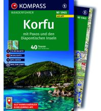 KOMPASS Wanderführer Korfu mit Paxos und den Diapontischen Inseln, 40 Touren mit Extra-Tourenkarte KOMPASS freytag & berndt