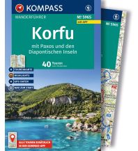 KOMPASS Wanderführer Korfu mit Paxos und den Diapontischen Inseln, 40 Touren mit Extra-Tourenkarte KOMPASS freytag & berndt