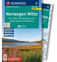 KOMPASS Wanderführer Norwegen Mitte, von Fylke Trøndelag bis zum Nationalpark Jodalsbreen, 55 Touren mit Extra-Tourenkarte KOMPASS freytag & berndt