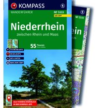 KOMPASS Wanderführer Niederrhein, zwischen Rhein und Maas, 55 Touren mit Extra-Tourenkarte KOMPASS freytag & berndt