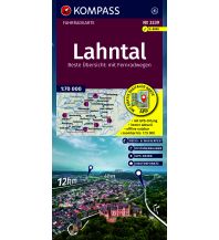 KOMPASS Fahrradkarte 3339 Lahntal mit Knotenpunkten 1:70.000 KOMPASS freytag & berndt