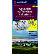 KOMPASS Fahrradkarte 3344 Ostallgäu, Pfaffenwinkel, Außerfern 1:70.000 KOMPASS freytag & berndt