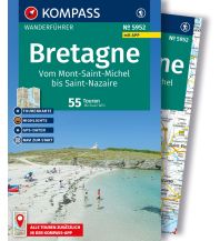 KOMPASS Wanderführer Bretagne, vom Mont-Saint-Michel bis Saint-Nazaire, 55 Touren mit Extra-Tourenkarte KOMPASS freytag & berndt