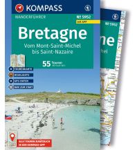 KOMPASS Wanderführer Bretagne, vom Mont-Saint-Michel bis Saint-Nazaire, 55 Touren mit Extra-Tourenkarte KOMPASS freytag & berndt
