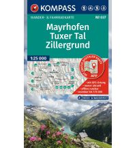 Hiking Maps Tyrol KOMPASS Wanderkarte 037 Mayrhofen, Tuxer Tal, Zillergrund 1:25.000 KOMPASS freytag & berndt