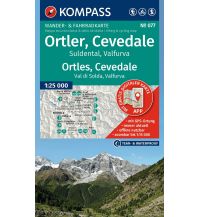 KOMPASS Wanderkarte 077 Ortler, Cevedale, Suldental, Valfurva / Ortles, Cevedale, Val di Solda, Valfura 1:25.000 KOMPASS freytag & berndt
