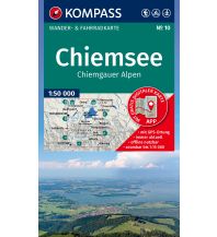 KOMPASS Wanderkarte 10 Chiemsee, Chiemgauer Alpen 1:50.000 KOMPASS freytag & berndt