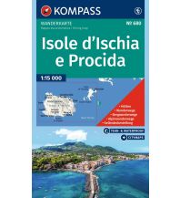KOMPASS Wanderkarte 680 Isole d' Ischia e Procida 1:15.000 KOMPASS freytag & berndt
