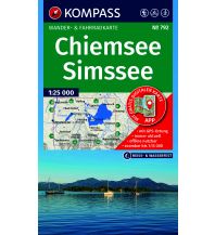 KOMPASS Wanderkarte 792 Chiemsee, Simssee 1:25.000 KOMPASS freytag & berndt