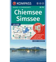 KOMPASS Wanderkarte 792 Chiemsee, Simssee 1:25.000 KOMPASS freytag & berndt