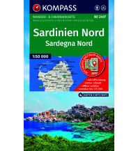 KOMPASS Wanderkarten-Set 2497 Sardinien Nord / Sardegna Nord (4 Karten) 1:50.000 KOMPASS freytag & berndt