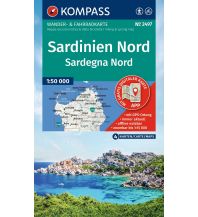 KOMPASS Wanderkarten-Set 2497 Sardinien Nord / Sardegna Nord (4 Karten) 1:50.000 KOMPASS freytag & berndt