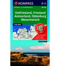 KOMPASS Wanderkarten-Set 410 Ostfriesland, Friesland, Ammerland, Oldenburg, Wesermarsch (3 Karten) 1:50.000 KOMPASS freytag & berndt
