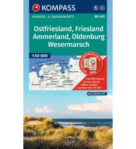 KOMPASS Wanderkarten-Set 410 Ostfriesland, Friesland, Ammerland, Oldenburg, Wesermarsch (3 Karten) 1:50.000 KOMPASS freytag & berndt