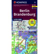 KOMPASS Großraum Fahrradkarte 3703 Berlin-Brandenburg 1:125.000 KOMPASS freytag & berndt