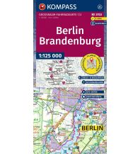 KOMPASS Großraum Fahrradkarte 3703 Berlin-Brandenburg 1:125.000 KOMPASS freytag & berndt