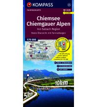 KOMPASS Fahrradkarte 3335 Chiemsee - Chiemgauer Alpen 1:70.000 KOMPASS freytag & berndt