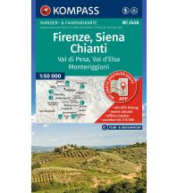 KOMPASS Wanderkarte 2458 Firenze, Siena, Chianti, Val di Pesa, Val d'Elsa, Monteriggioni 1:50.000 KOMPASS freytag & berndt