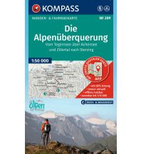 KOMPASS Wanderkarte 289 Die Alpenüberquerung - vom Tegernsee über Achensee und Zillertal nach Sterzing 1:50.000 KOMPASS freytag & berndt