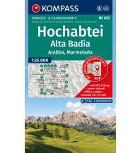 KOMPASS Wanderkarte 652 Hochabtei / Alta Badia, Arabba , Marmolada 1:25.000 KOMPASS freytag & berndt