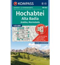 KOMPASS Wanderkarte 652 Hochabtei / Alta Badia, Arabba , Marmolada 1:25.000 KOMPASS freytag & berndt