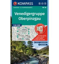 KOMPASS Wanderkarte 38 Venedigergruppe, Oberpinzgau 1:50.000 KOMPASS freytag & berndt