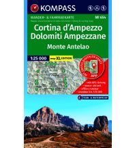 KOMPASS Wanderkarte 654 Cortina d'Ampezzo, Dolomiti Ampezzane, Monte Antelao 1:25.000 KOMPASS freytag & berndt