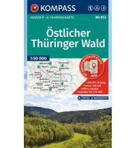 KOMPASS Wanderkarte 813 Östlicher Thüringer Wald 1:50.000 KOMPASS freytag & berndt