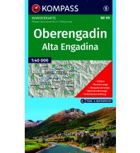 KOMPASS Wanderkarte 99 Oberengadin / Alta Engadina 1:40.000 KOMPASS freytag & berndt