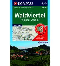 KOMPASS Wanderkarten-Set 203 Waldviertel, Kamptal, Wachau (2 Karten) 1:50.000 KOMPASS freytag & berndt