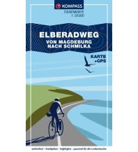 KOMPASS Fahrrad-Tourenkarte Elberadweg – von Magdeburg nach Schmilka 1:50.000 KOMPASS freytag & berndt