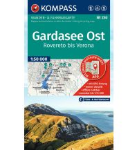 KOMPASS Wanderkarte 250 Gardasee Ost, Rovereto bis Verona 1:50.000 KOMPASS freytag & berndt