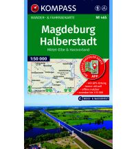 KOMPASS Wanderkarte 465 Magdeburg, Halberstadt, Mittel-Elbe & Harzvorland 1:50.000 KOMPASS freytag & berndt