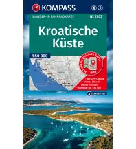 KOMPASS Wanderkarten-Set 2903 Kroatische Küste mit Inseln (3 Karten) 1:95.000 KOMPASS freytag & berndt