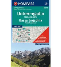 KOMPASS Wanderkarte 98 Unterengadin, Nationalpark / Bassa Engadina, Parco Nazionale 1:40.000 KOMPASS freytag & berndt