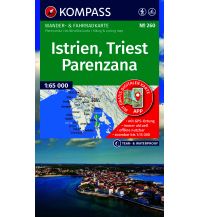 KOMPASS Wanderkarte 260 Istrien, Triest, Parenzana 1:65.000 KOMPASS freytag & berndt