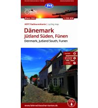BVA ADFC Radtourenkarte Dänemark, Jütland Süd, Fünen 1:150.000 KOMPASS freytag & berndt