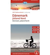 BVA ADFC Radtourenkarte Dänemark, Jütland Nord 1:150.000 KOMPASS freytag & berndt