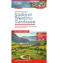 BVA ADFC Radtourenkarte Südtirol, Trentino, Gardasee 1:150.000 KOMPASS freytag & berndt