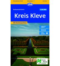 BVA Radwanderkarte Kreis Kleve die schönsten Radtouren mit Knotenpunkten 1:50.000 KOMPASS freytag & berndt