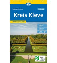 BVA Radwanderkarte Kreis Kleve die schönsten Radtouren mit Knotenpunkten 1:50.000 KOMPASS freytag & berndt