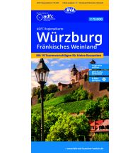 BVA ADFC Regionalkarte Würzburg Fränkisches Weinland 1:75.000 KOMPASS freytag & berndt