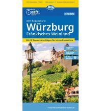 BVA ADFC Regionalkarte Würzburg Fränkisches Weinland 1:75.000 KOMPASS freytag & berndt